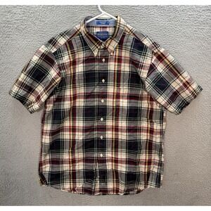 Pendleton Shirt Adult XL Multicolor Plaid Seaside Shirt Surfer Nautical Mens